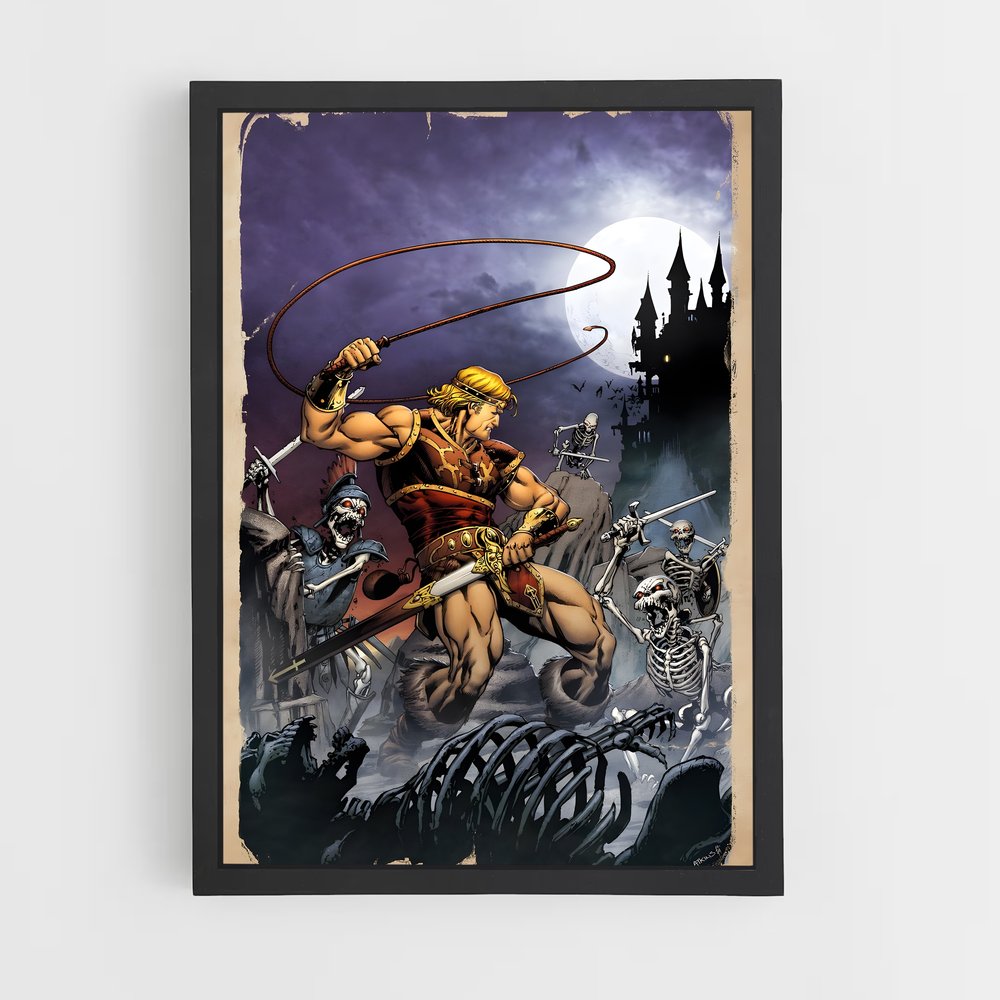 Poster Barbarie Éternelle – affiche Castlevania (vue 2)